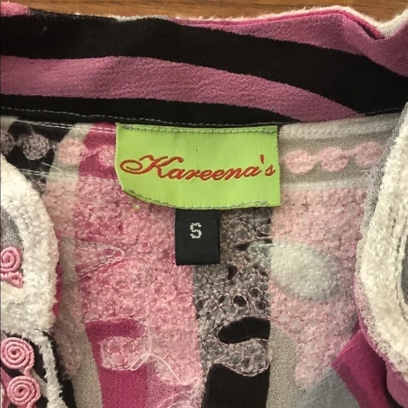 Embroidered silk blouse - Picture 3 of 4